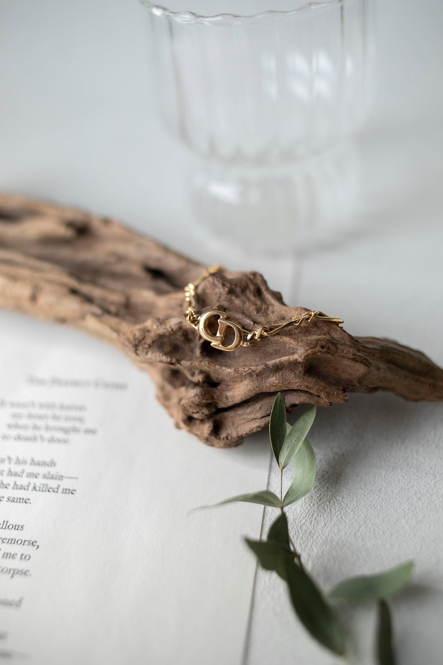 Vintage Jewelry: Christian Dior CD Chain Link Bracelet J-CD04