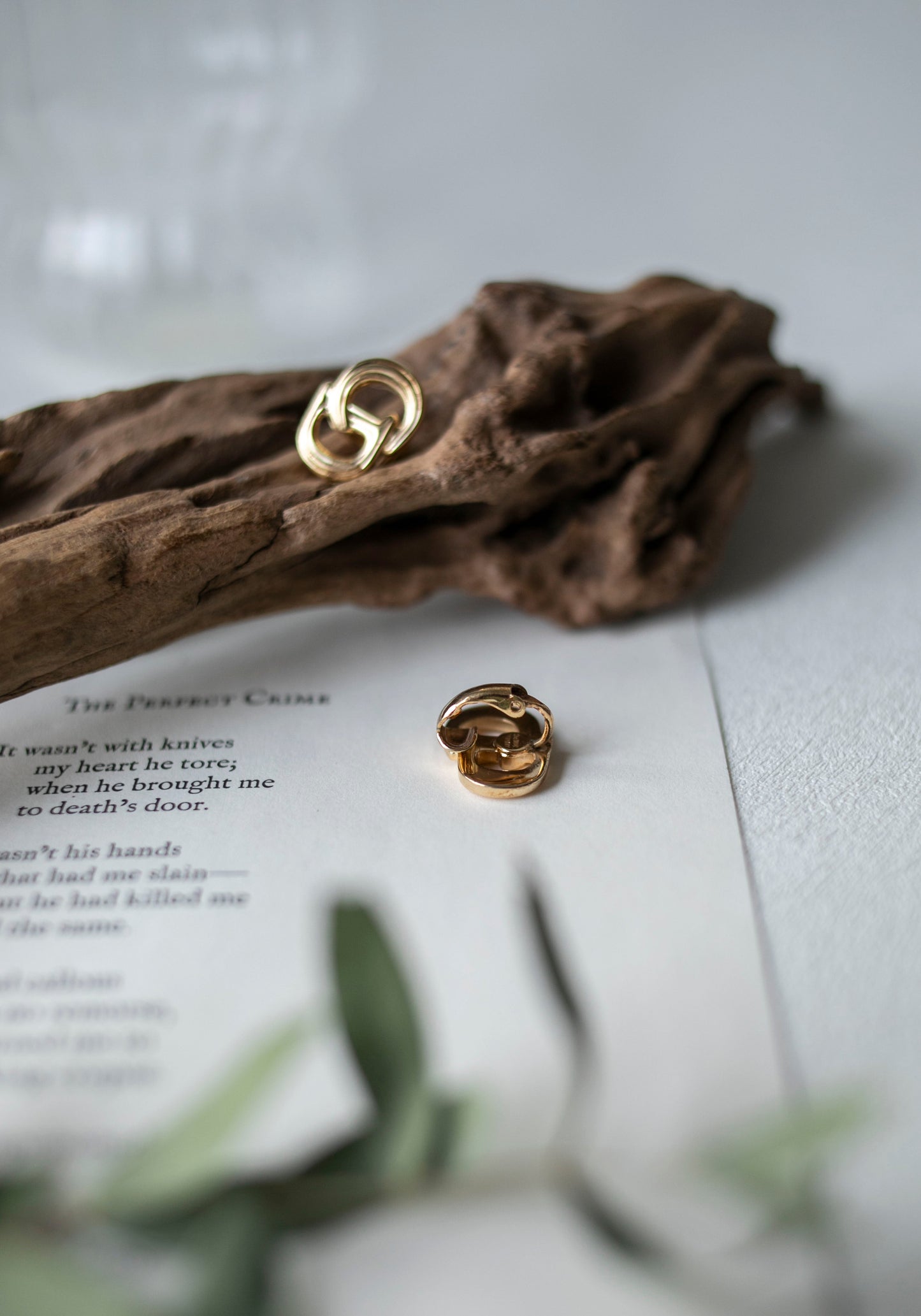 Vintage Jewelry: Christian Dior CD Logo Clip-On Earrings J-CD11