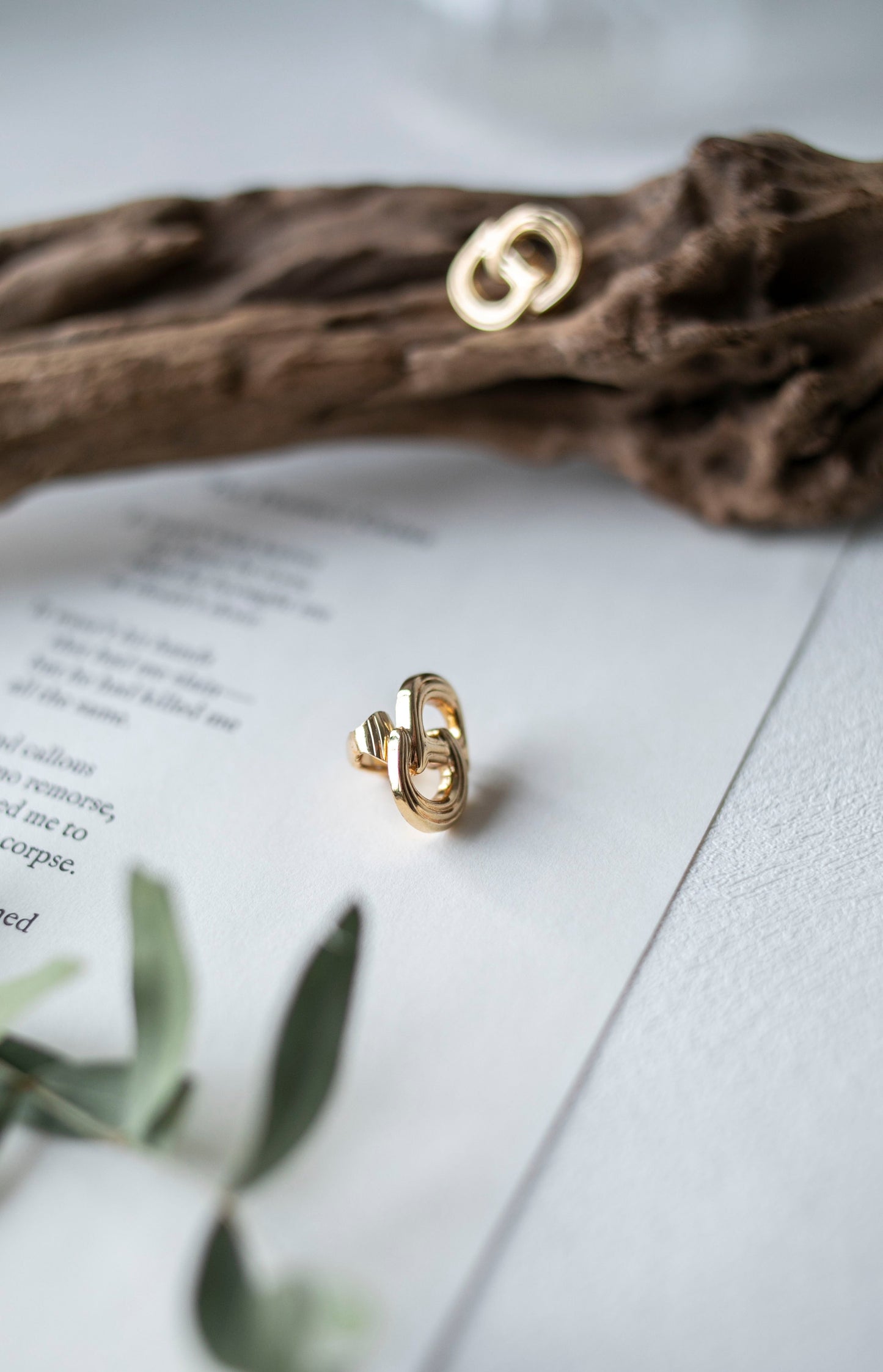 Vintage Jewelry: Christian Dior CD Logo Clip-On Earrings J-CD11