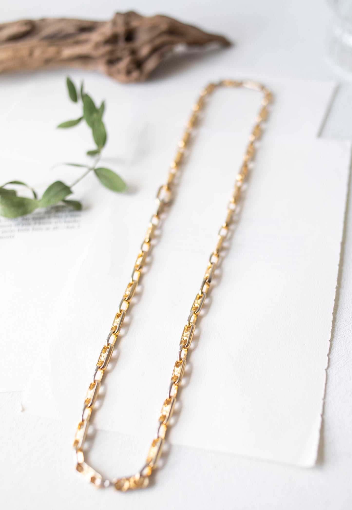 Vintage Jewelry: Celine Macadam Chain Necklace J-C03