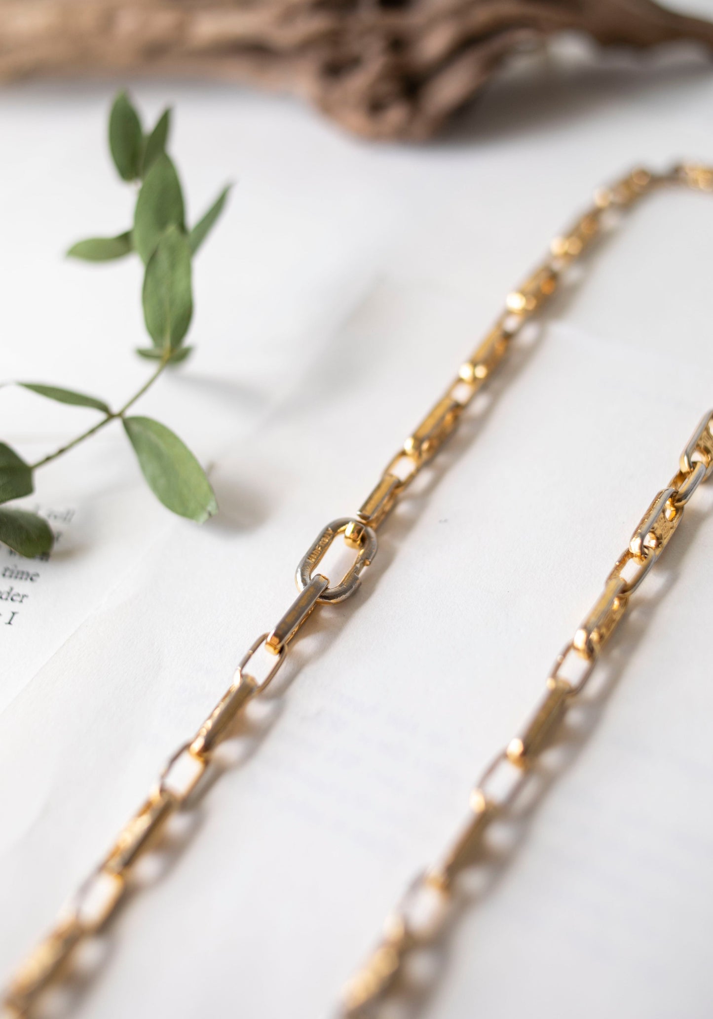 Vintage Jewelry: Celine Macadam Chain Necklace J-C03