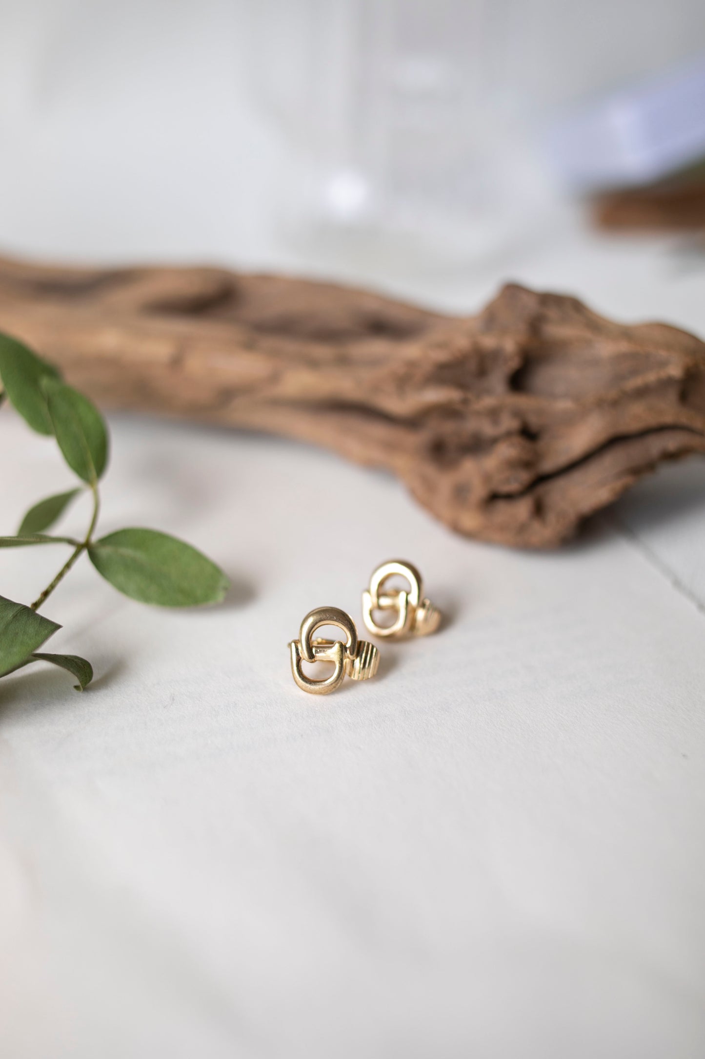 Vintage Jewelry: Christian Dior Clair D Lune CD Logo Clip-On Earrings J-CD09