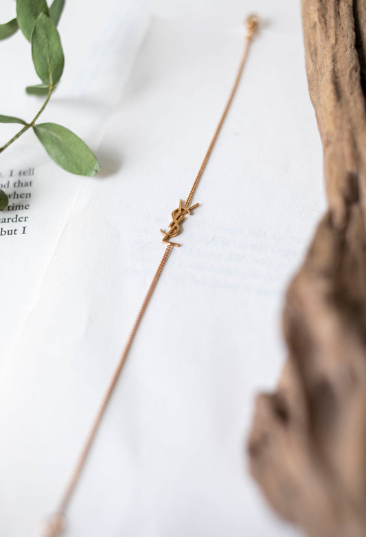 Jewelry: Saint Laurent YSL Monogramme Cassandra Bracelet J-YSL01